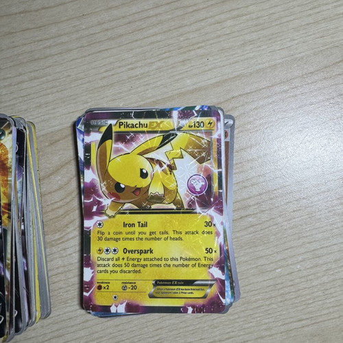 Pokémon card collection used, 133 cards including Ex, V, VMAX & fun cards