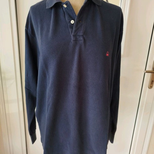Benetton blouse blue like new, size L