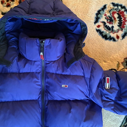 Tommy Jeans puffer jacket like new, size XS, purple