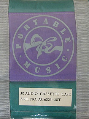 Case for 30 audio cassettes new