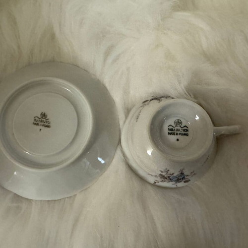 Set of 6 vintage porcelain coffee cups like new, Walbrzych