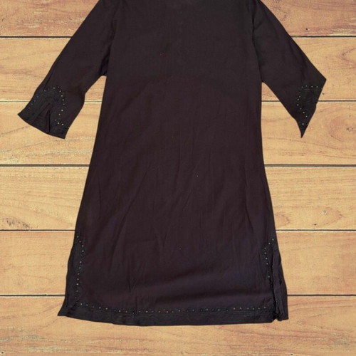 Zara large ethnic brown kaftan like new, cotton fabric