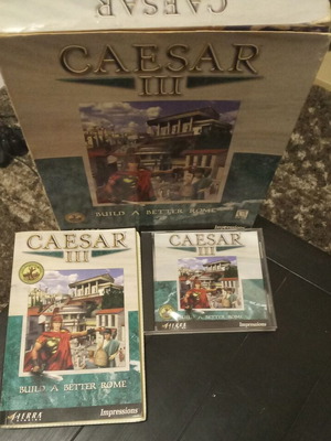 Caesar III PC used, box worn