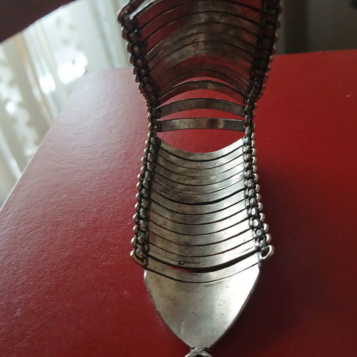Bracelet handmade, like new, alpaca metal