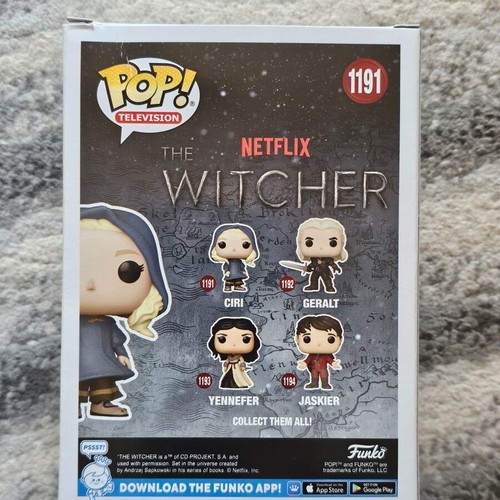 Ciri Funko Pop vinyl figure like new from Netflix's The Witcher