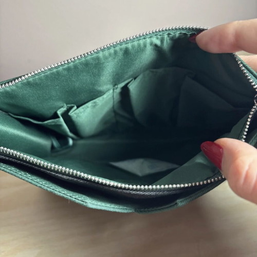 Prada toiletry bag green new