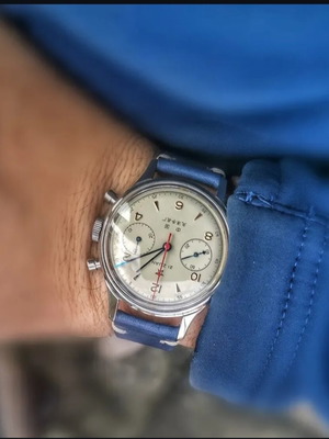 Seagull 1963 38mm ρολόι χειρός με 3 λουράκια NATO