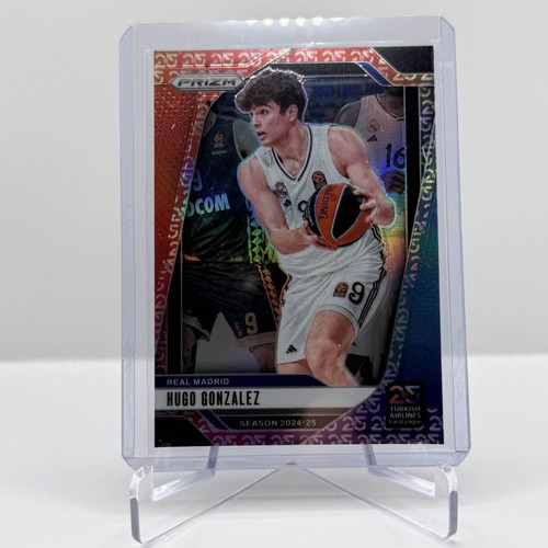 Panini Prizm Euroleague 24-25 Hugo Gonzalez 25th anniversary SP like new