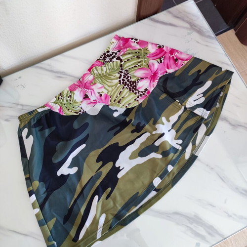 Med Y2k 2000's beach pareo skirt like new, size Small, multicolor green