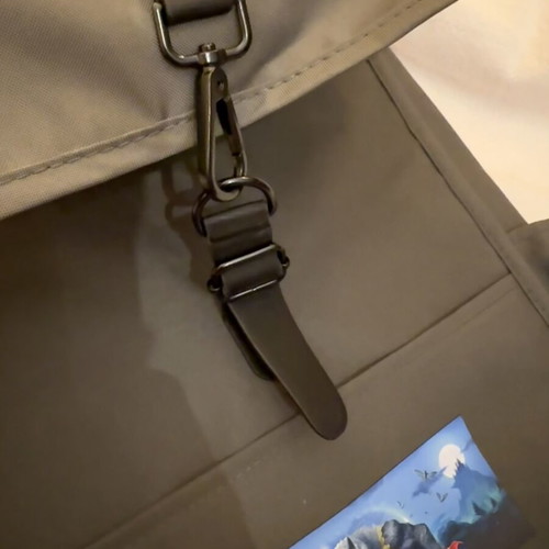 Backpack Vampire Bites new, gray with many compartments