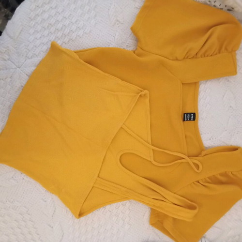 Shein yellow tops new, set of 2 pieces S-M