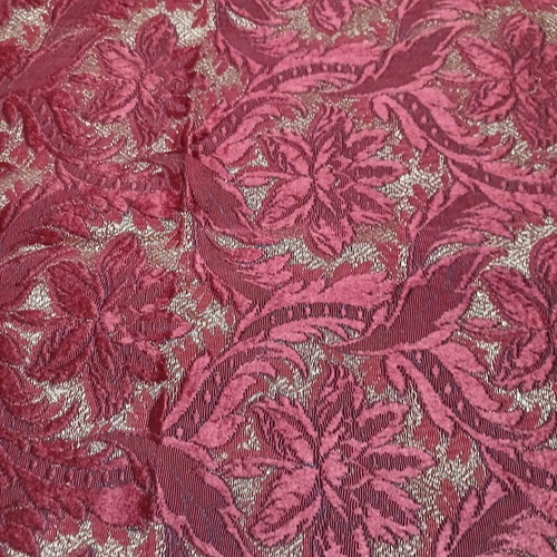 Chenille quilt burgundy with pillowcase, like new
