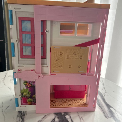 Barbie house used without chair