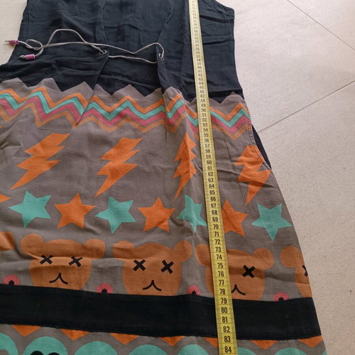 Attrativo boho dress Medium used, cotton, black
