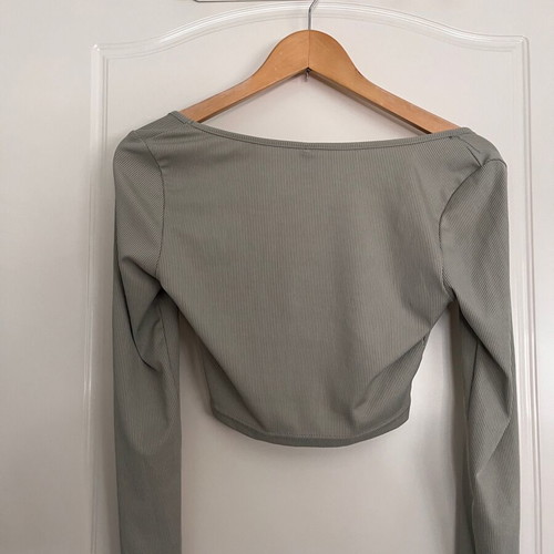 Shein long sleeve top green like new