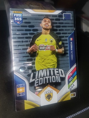 Orbelin Pineda AEK FC Limited Edition Panini Adrenalyn XL FIFA 365 card like new