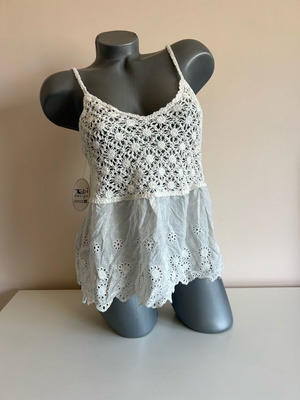 Tank top new, white, universal size S/M/L