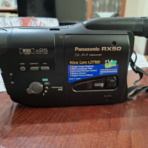 Panasonic RX50 video camera like new, VHS-C compatible