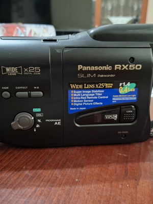 Βιντεοκάμερα Panasonic RX50 σαν καινούργιο, συμβατή με VHS-C
