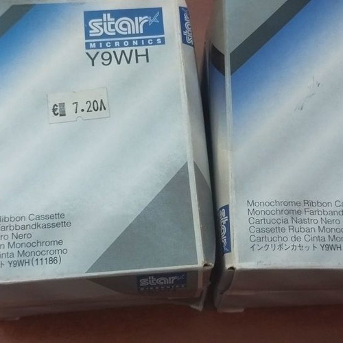 Star Y9WH ink ribbon pack of 4 new for LC-1021, LC-1511, LC-1521 printers