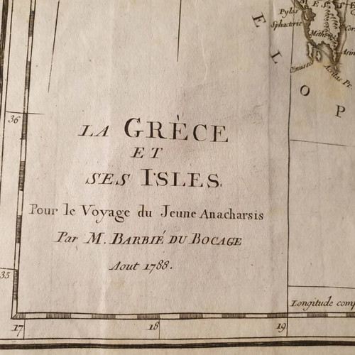 1789 Accompanying Volume with Maps for Anacharsis Used
