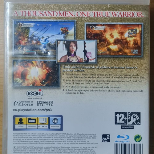 Dynasty Warriors 6 PS3 used, complete and functional