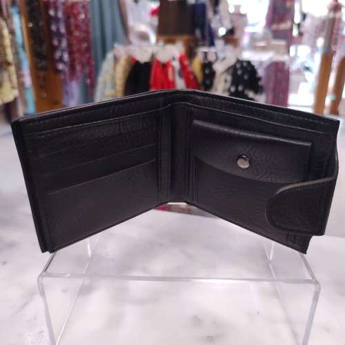 Men's BAG TO BAG leather wallet black new Masterpiece Organizer