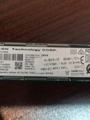 M.2 SSD Lite On 128GB σαν καινούργιο με Win11