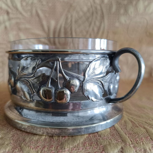 Vintage Bonbonnière Bowl Art Nouveau Style Silver Like New