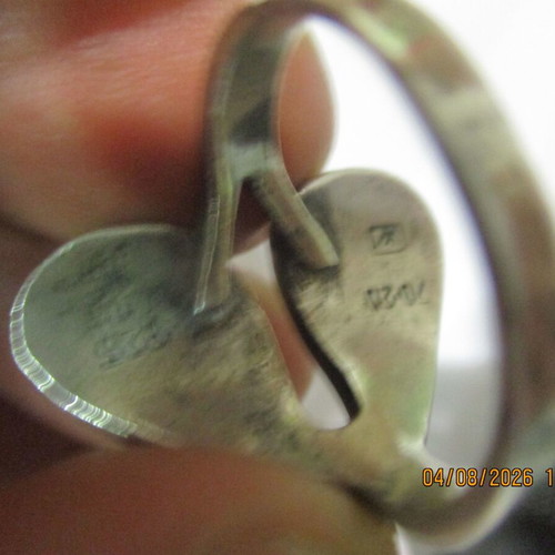 Silver 925 women's ring size 56, new