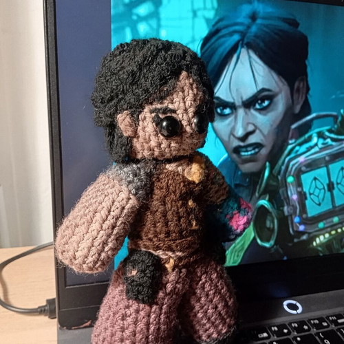 Sevika Crochet Plushie handmade from Arcane new