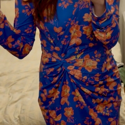 Ralph Lauren dress new, size M/L, blue and yellow