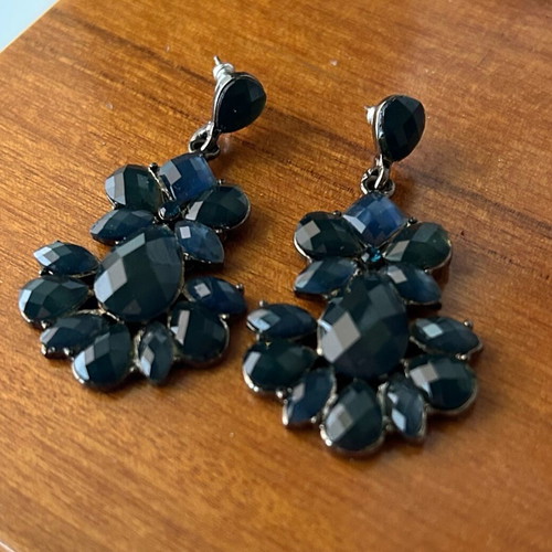 Long earrings new, blue