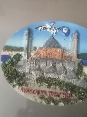 Souvenir from Istanbul Hagia Sophia new, clay