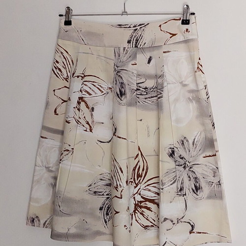 Lussile cotton skirt like new, beige multicolor, sizes M-L