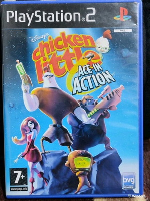 Disney Chiken Little Ace In Action for PS2 used with booklet