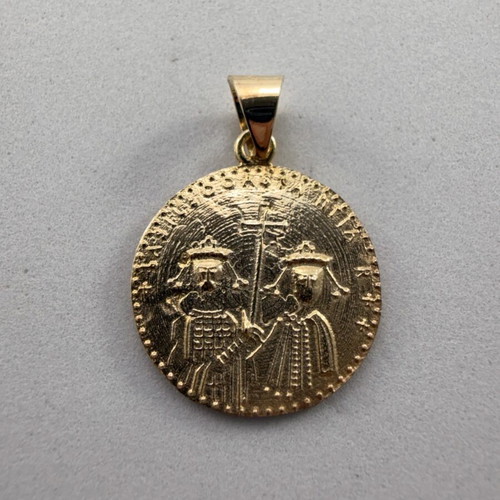 Konstantinato pendant silver 925 gold plated made to order