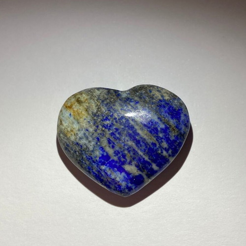 Polished Lapis Lazuli Heart AA Quality, Natural, Handmade