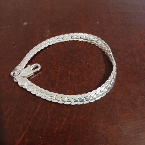 Silver-plated bracelet new, wrist or ankle