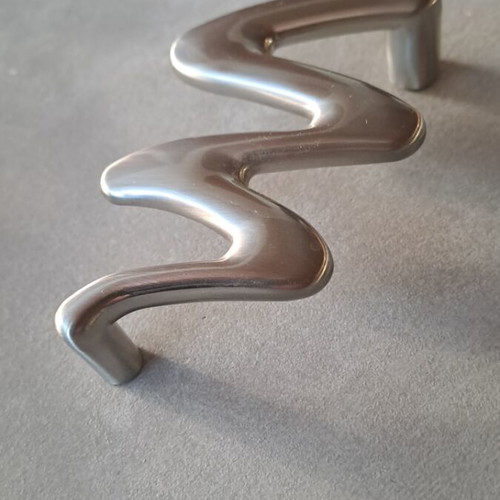 Handles for drawers or cabinets new, set of 10 pieces inox