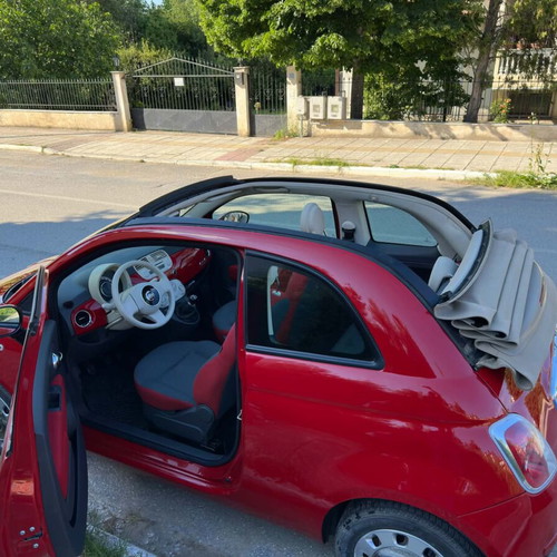 Fiat 500C Cabrio 2015 used, 61,500 km, manual, red