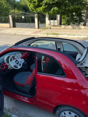 Fiat 500C Cabrio 2015 used, 61,500 km, manual, red