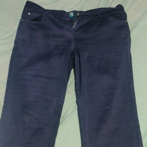 Capri pants Attrattivo used, size L 40 12, blue