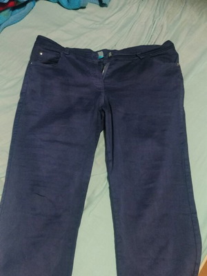 Capri pants Attrattivo used, size L 40 12, blue