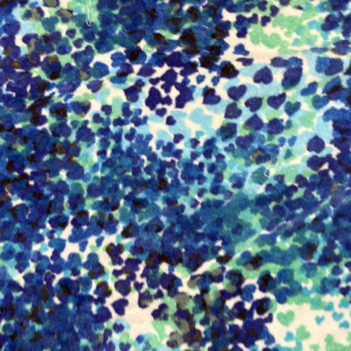 Beach towel velour with mosaic dot pattern like new