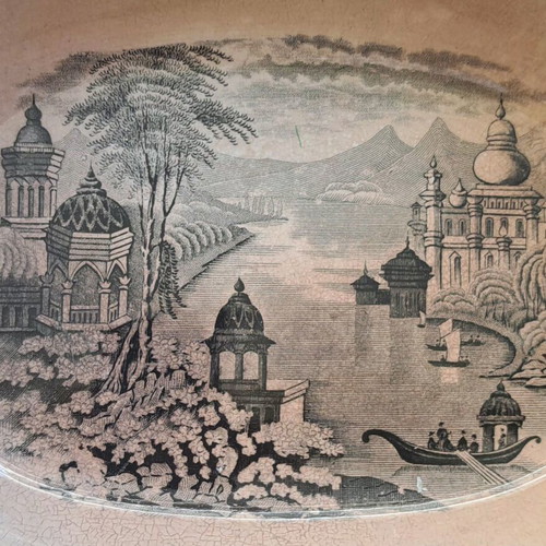 Vintage English Ceramic Platter by William Lowe, like new