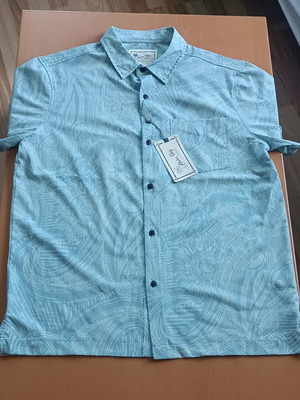 Ανδρικό πουκάμισο Aloha Bay Originals, μέγεθος M, μπλε με σχέδιο