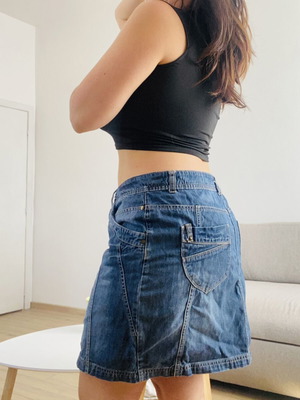 Skirt size 40 blue like new
