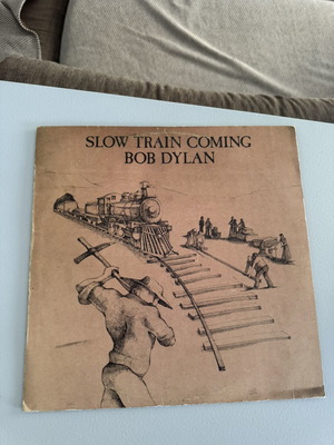 Bob Dylan Slow Train Coming vinyl record used, rock