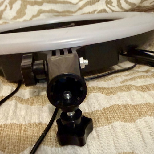 Professional ring light like new, 45cm diameter, without tripod